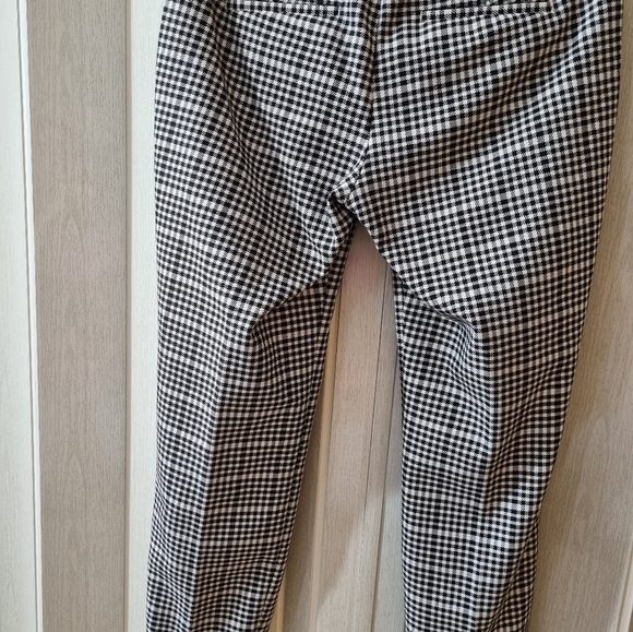 Express houndstooth pants black and white Size 8R - Picture 3 of 8
